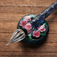 国東ガラスペン・ペン枕セット・春風10 Glass Pen - Wancher ワンチャー