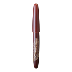 季映万年筆・赤溜塗・つばき Fountain Pen - Wancher ワンチャー