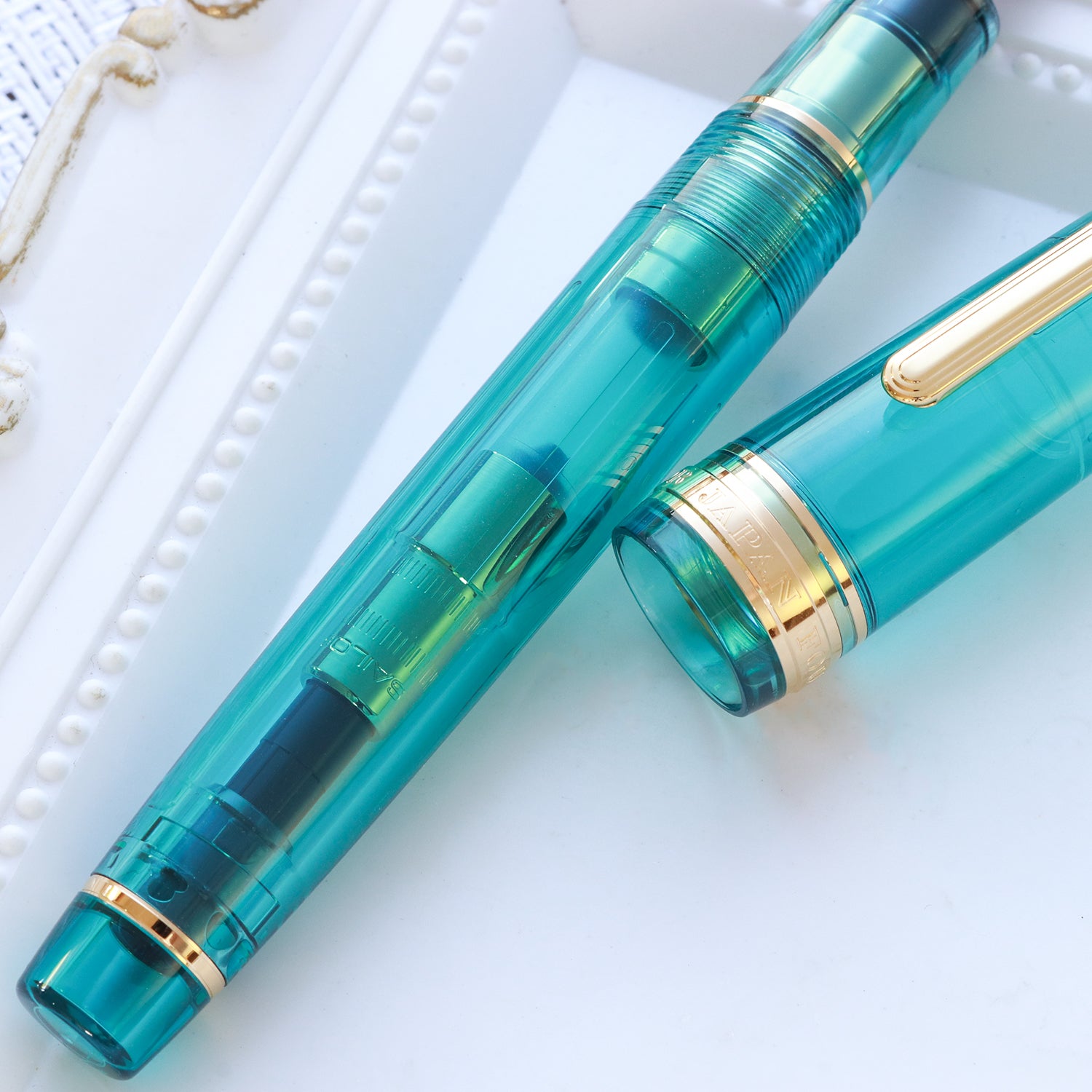 Wancher x Sailor プロフェッショナルギア21金アクアブルー